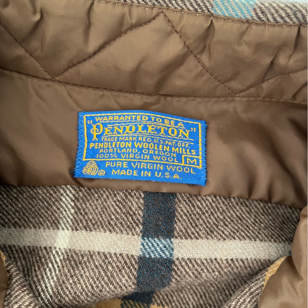 Pendleton Multicolor Plaid Button-Down Shirt Size… - image 10